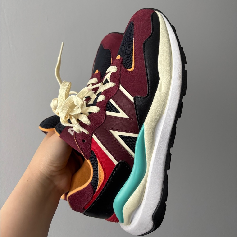 New Balance 57/40 Burgundy Sneakers